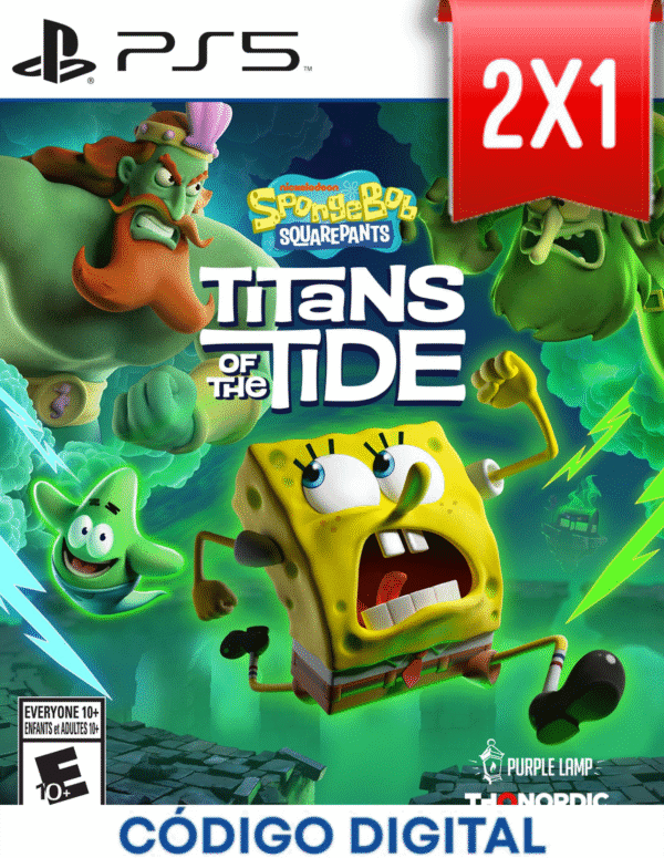 Bob Esponja Titanes De La Marea PS5 [Codigo Digital]