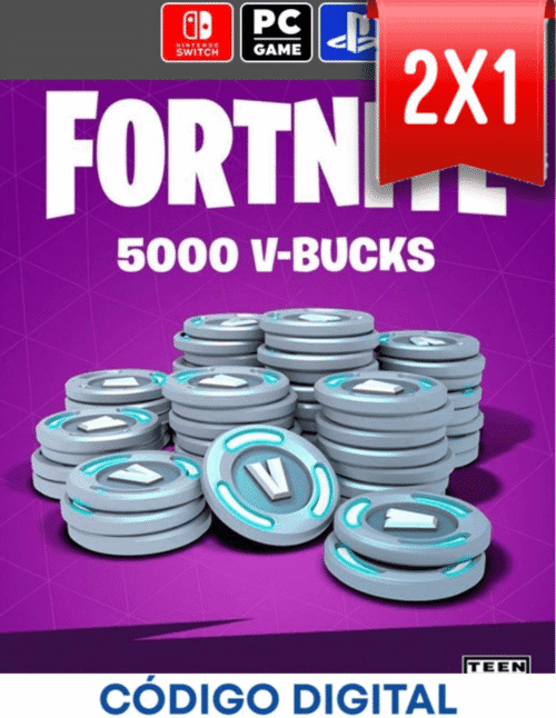 Tarjeta 5000 Pavos Fornite [Codigo Digital]