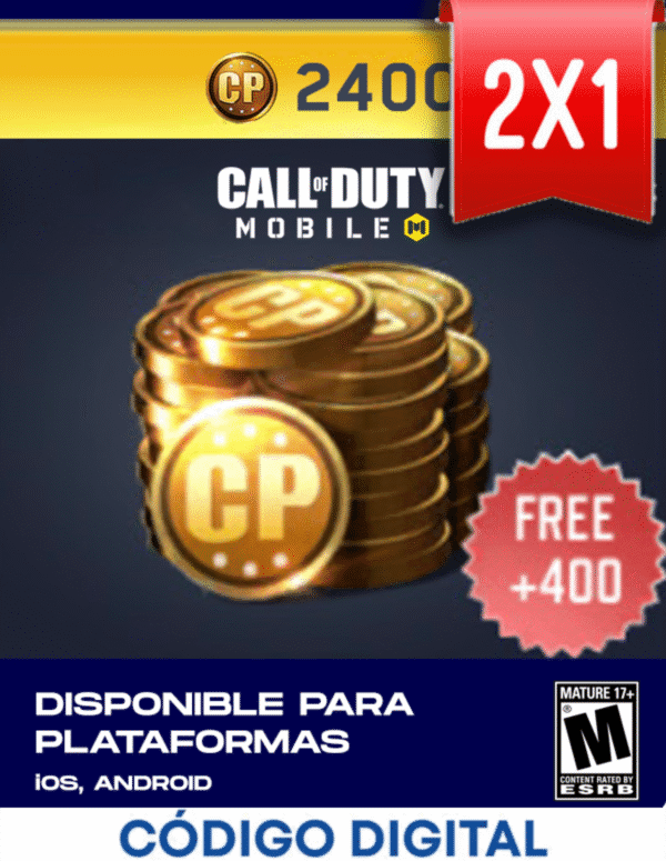 Tarjeta 2400 COD Points [Codigo Digital]