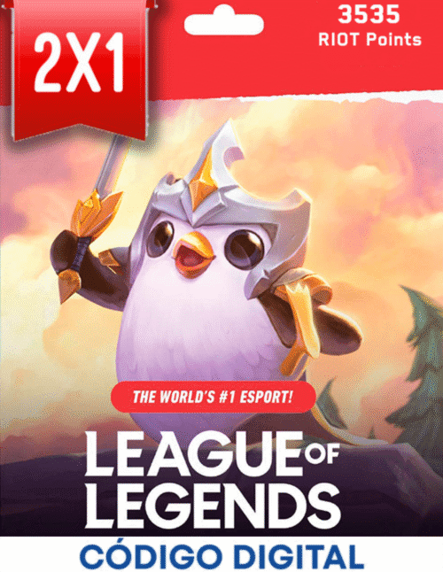 Tarjeta LOL 3535 Points [Codigo Digital]