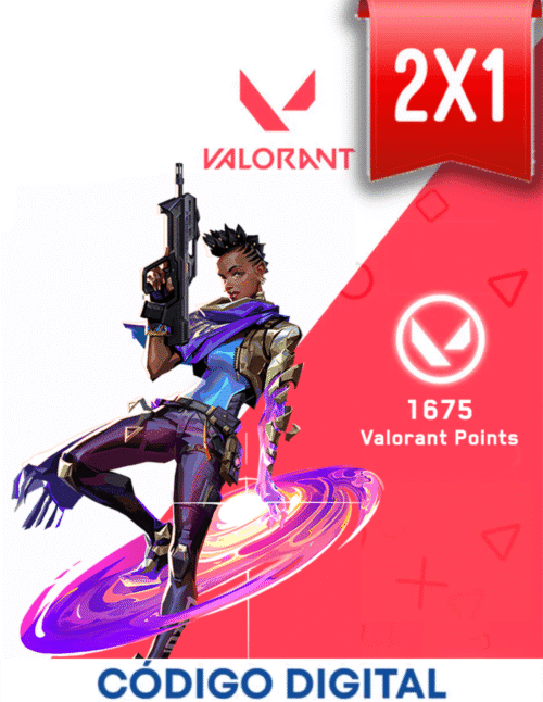 Tarjeta 1675 Valorant Points [Codigo Digital]