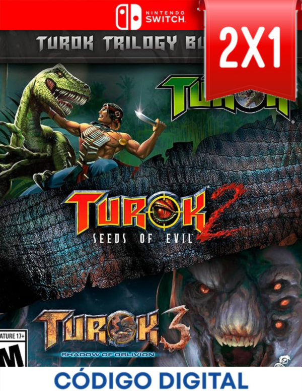 Turok Trilogy Switch [Codigo Digital]