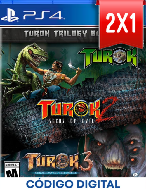Turok Trilogy PS4 [Codigo Digital]